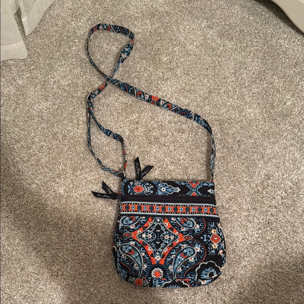 Vera Bradley Women's Blue Patterned Crossbody Bag